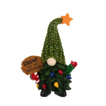 Ganz Christmas Tree Gnome "Gnome For The Holidays" Figurine