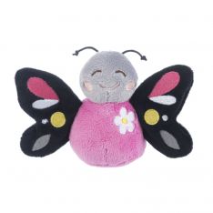 Ganz Fluttering Butterfly - Grey/Pink/Black