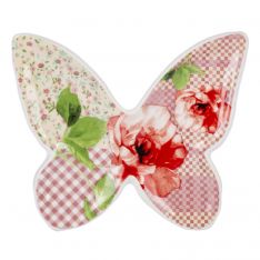Ganz Midwest-CBK Floral Butterfly Trinket Dish - Red