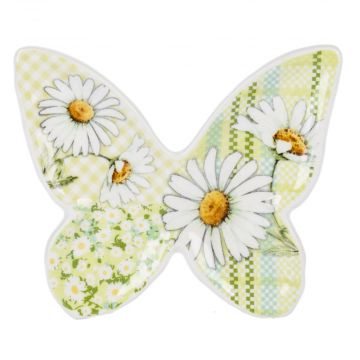 Ganz Midwest-CBK Floral Butterfly Trinket Dish - Green