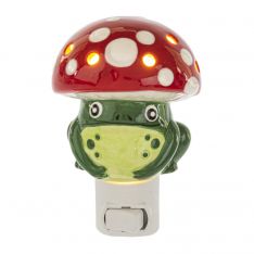Ganz Lights In The Night Frog with Mushroom Hat Night Light