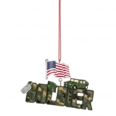 Ganz Midwest-CBK Military Ornament - Soldier