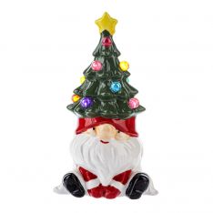 Ganz Midwest-CBK LED Light Up Gnome with Tree Hat Mini Shimmer