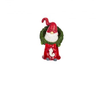 Ganz Midwest-CBK Gnome Figurine - With Wreath