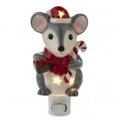 Ganz Lights in the Night Mouse with Cut-out Stars Night Light