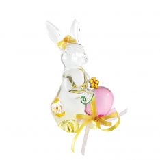 Department 56 Studio Brands Facets Standing Bunny with Egg - Yellow