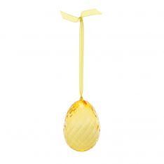 Department 56 Studio Brands Facets Easter Egg Ornament - Yellow