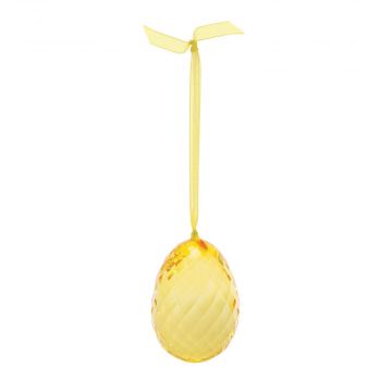 Department 56 Studio Brands Facets Easter Egg Ornament - Yellow