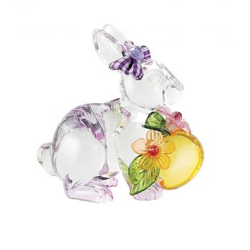 Department 56 Studio Brands Facets Sitting Bunny with Egg - Purple