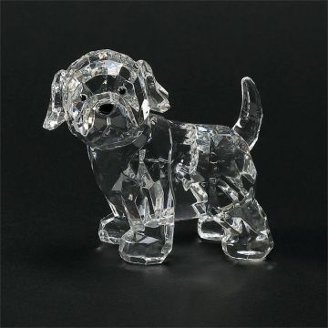 Facets Acrylic Standing Puppy Figurine