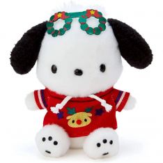 Sanrio Pochacco Christmas Sweater Stuffed Animal