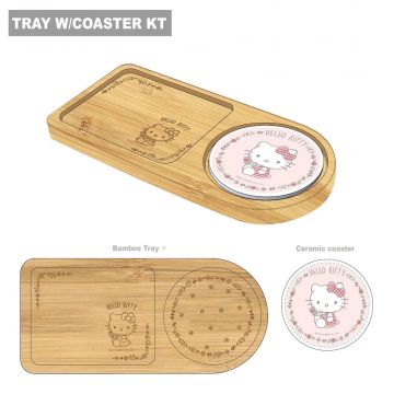 Sanrio Hello Kitty Tray with Coaster