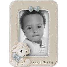 Precious Moments Heaven's Blessing Baptism Luffe Lamb Photo Frame