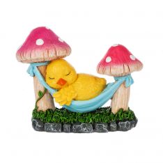Ganz Easter Critters Sleeping on Hammock Chick Figurine