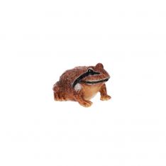 Ganz Garden Animal Sitting Brown Frog Figurine