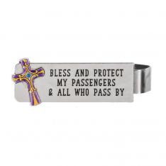 Ganz Sunshine Greetings "Bless And Protect" Visor Clip