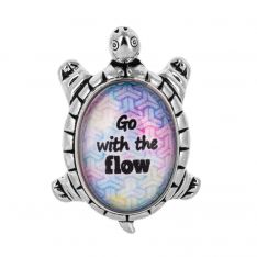 Ganz Lucky Little Turtle "Go With The Flow" Figurine