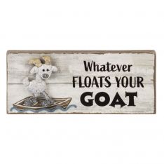 Ganz Funny Farm "Whatever Floats Your Goat" Shelfsitter