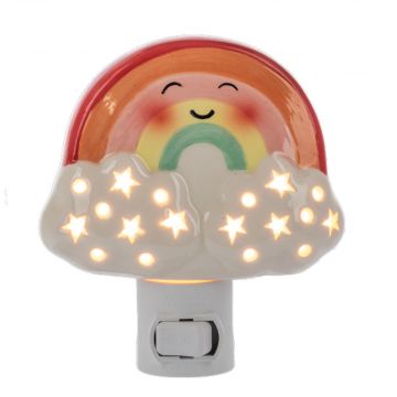 Ganz Midwest Gift Lights In The Night Rainbow With Clouds Night Light
