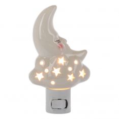 Ganz Midwest Gift Lights In The Night Moon With Clouds Night Light