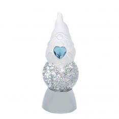 Ganz Midwest Gift LED Light Up Gnome March Birthstone Mini Shimmer