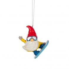 Ganz Midwest Gift Gnome Snowboard Ornament