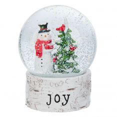 Ganz Midwest Gift Winterberry Snowman "Joy" Snow Globe