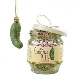Roman Holiday Traditions The Christmas Pickle Ornament