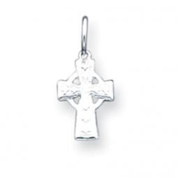 Quality Gold Sterling Silver Iona Cross Charm