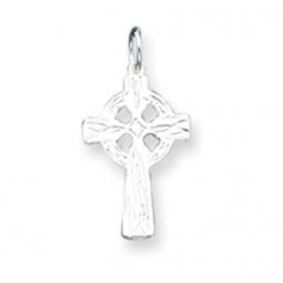 Quality Gold Sterling Silver Celtic Cross Charm